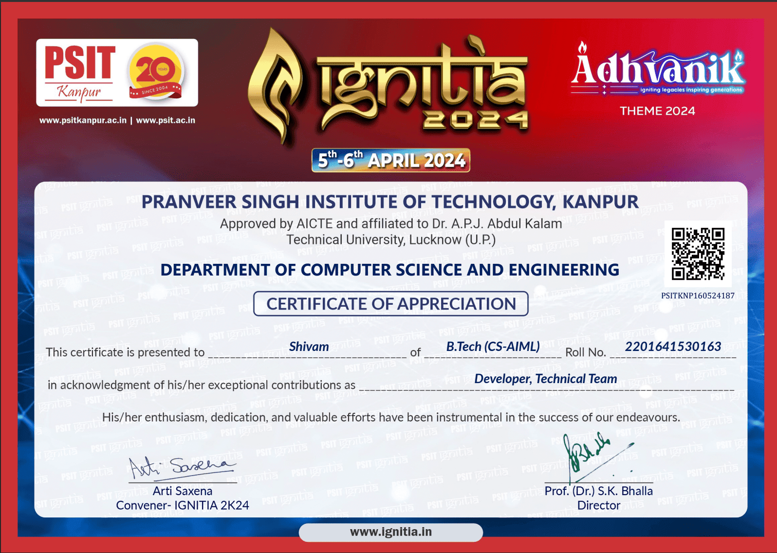 Ignitia Developer