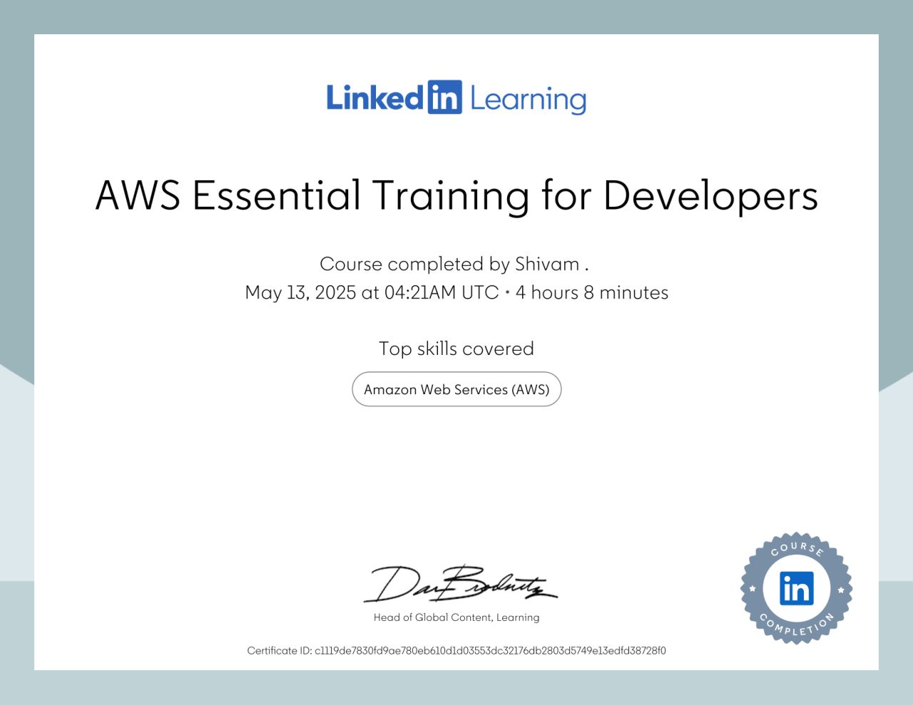 AWS Essential Training for Developers