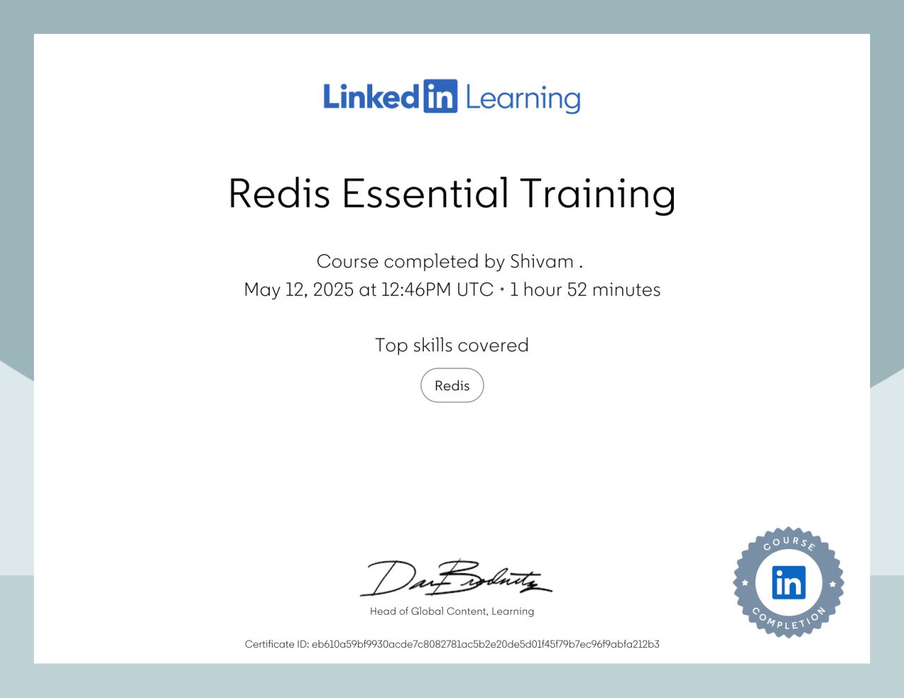 Redis Essential Training